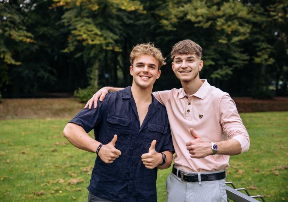 Jongen met skateboard